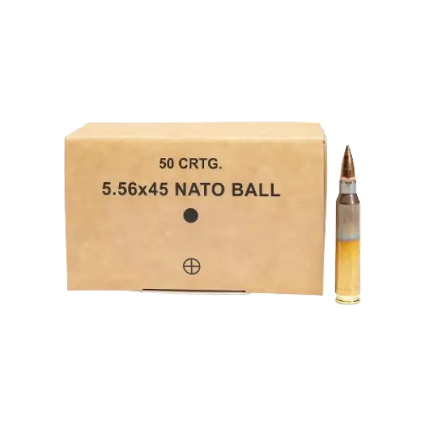GGG 5.56x45 62gr NATO Ball M855 (50 rounds)